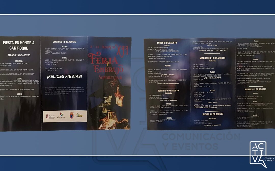 Maquetación de trípticos